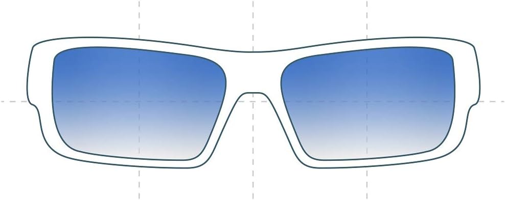 Sunglass Fix Replacement Sunglass Lenses Compatible for Oakley Gibston OO9449 61mm (Non-Polarized Diamond French Blue Gradient Pair-SFx Diamond)