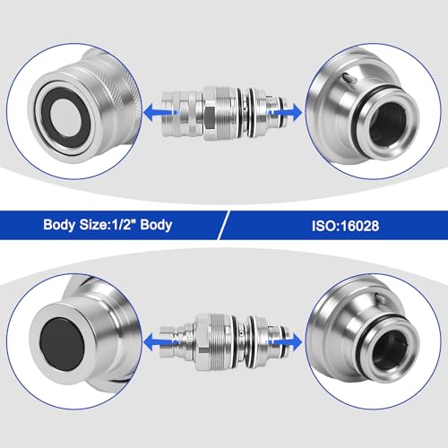Accesorios hidráulicos de 46 mm para conectar implementos en Bobcat T250 4