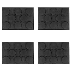 Keallans 4X Silikon Hamburger Brot Formen