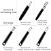 triangle Channel Knife - Triangular, V-Shaped Stainless Steel Blade - Fruit & Vegetable Carving Tool for Garnishing - GreenGrip Handle - Dishwasher Safe - Made in Germany