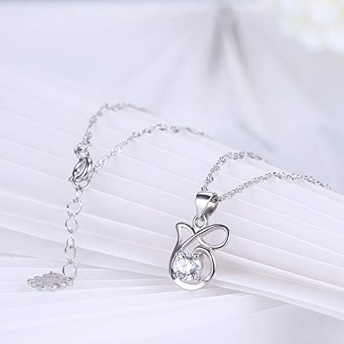 Collier en argent sterling cadeau idéal à envoyer aux dames - 3