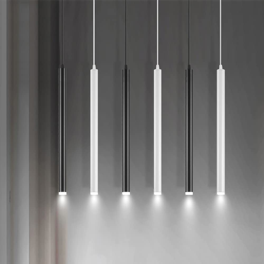 Aluminio LED Luz Luz Moderna Altura Ajustable Lámpara Suspensión Ahorro de energía Emisión de la Isla de la Cocina para Bares Corredor Dormitorios Techo Luz de Techo,Warm White,610mm