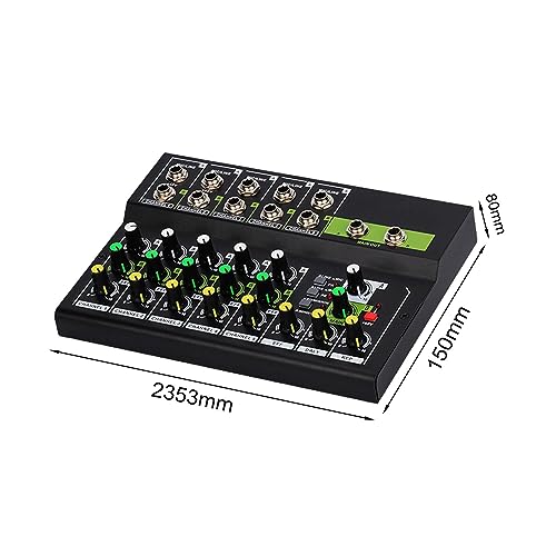Audio Mixer Studio mélangeur son analogique USB 48V de 23.5cm