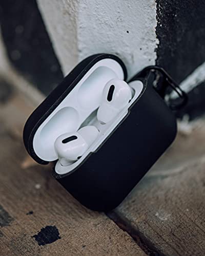 Felony Case – Soft Silicone Airpods Pro Case - Matte Black | Shockproof, 360° Protective Apple Airpods Case Cover With Keychain | Wireless Charging Compatible With Front Led Visible #TOP4