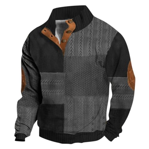 Sweat-shirt 3D pour homme avec blocs de couleurs vêtement d'extérieur