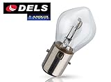  1 BOMBILLA DELS AMOLUX S2 BA20d 12V 35/35W LAMPARA MOTO NORMAL HOMOLOGADA COCHE MAXIMA CALIDAD HALOGENA