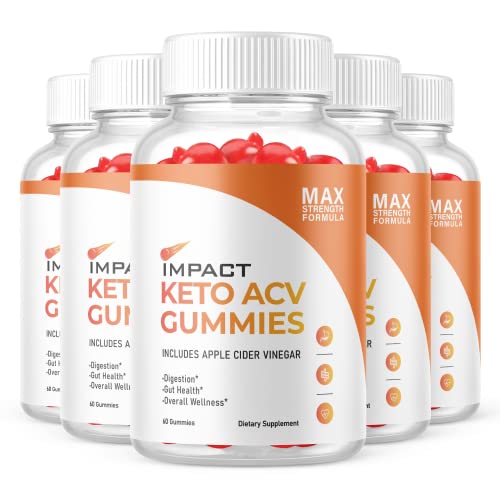 Ark Labs Impact Keto ACV Gummies, Impact Keto Gummies (5 Pack)