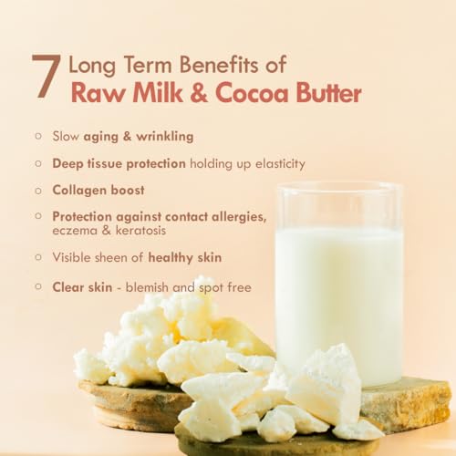 Image of Nat Habit Double Cocoa Body Lotion,Body Cream, Cold Cream | Extreme Dry Skin, 48 HR Moisture, Cocoa Butter, 250 ml (Pack of 1)