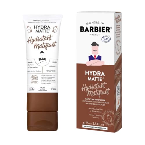 Monsieur BARBIER Hydra Matte pour Homme – Crema hidratante matificante 75 ml