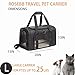 ROSEBB Cat Carrier Dog Carrier Pet Carrier Cat Bags for Small Medium Cats Dogs Puppies of 15 Lbs,of Airline Approved Small Dog Bag Soft Sided,Collapsible Travel Puppy Carrier(Large, Black)