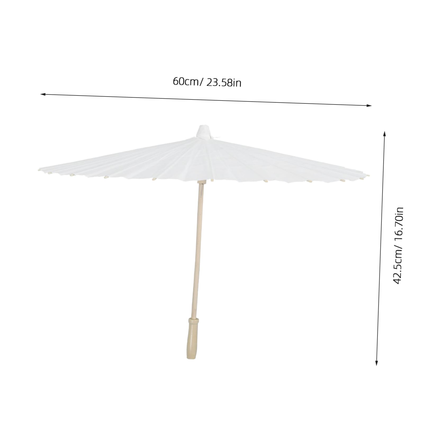 COLLBATH Chinese Style Paper Parasol DIY Decor for Home Decor Festival Photography Dance