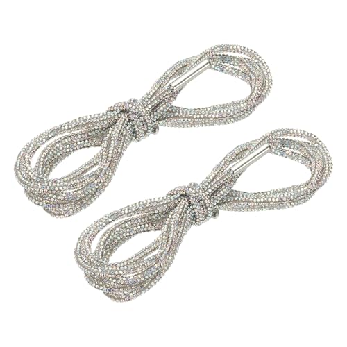 Lacets en strass couleur AB scintillants pour personnaliser vos sneakers