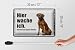 Femer Blechschild Spruch 30x20cm Rodhesian Ridgeback hier wache ich
