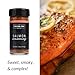 Fulton Fish Market Salmon Seasoning Sweet & Smoky Spice Blend for Grilled, Baked or Pan-Seared Fish, Custom Seafood Rub, 2.5 oz