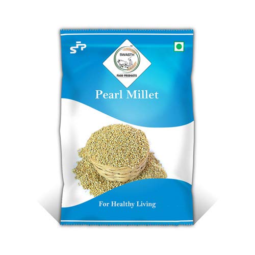 SWASTH Bajra/Pearl Millet Unpolished And Natural whole grains | glutenfree | rice replacement | 01Kg (Other Names Of Pearl Millet - Bajra, Kambu, Sajjalu, Sajje, Kambam) (B01NBID005) Amazon Price History, Amazon Price Tracker