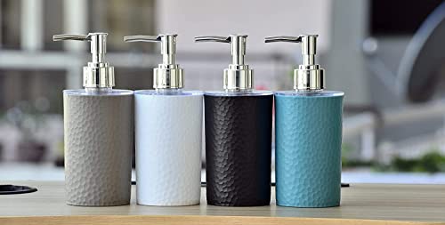Image of Unbreakable Liquid Soap /Liquid /Shampoo /Hand wash /Sanitizer /Lotion Dispenser Bottle for Kitchen, Wash-Basin and Bathroom 350 ml Dispenser (Blue,White,Grey,Black)
