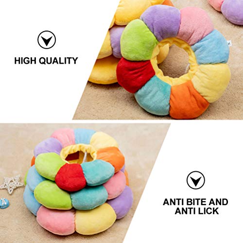 POPETPOP Recuperação Do Gato Ajustável Collar Bonito Girassol Pescoço Em Forma de Cone Isabelino Col