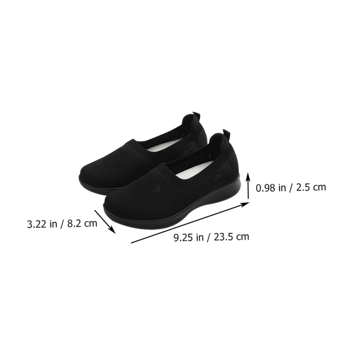 Zapatos De Madre Zapatos para Caminar Mujer Caminando Zapatos De Mujer para Caminar Apoyo Zapatos Femeninos Zapatillas De Malla Negro