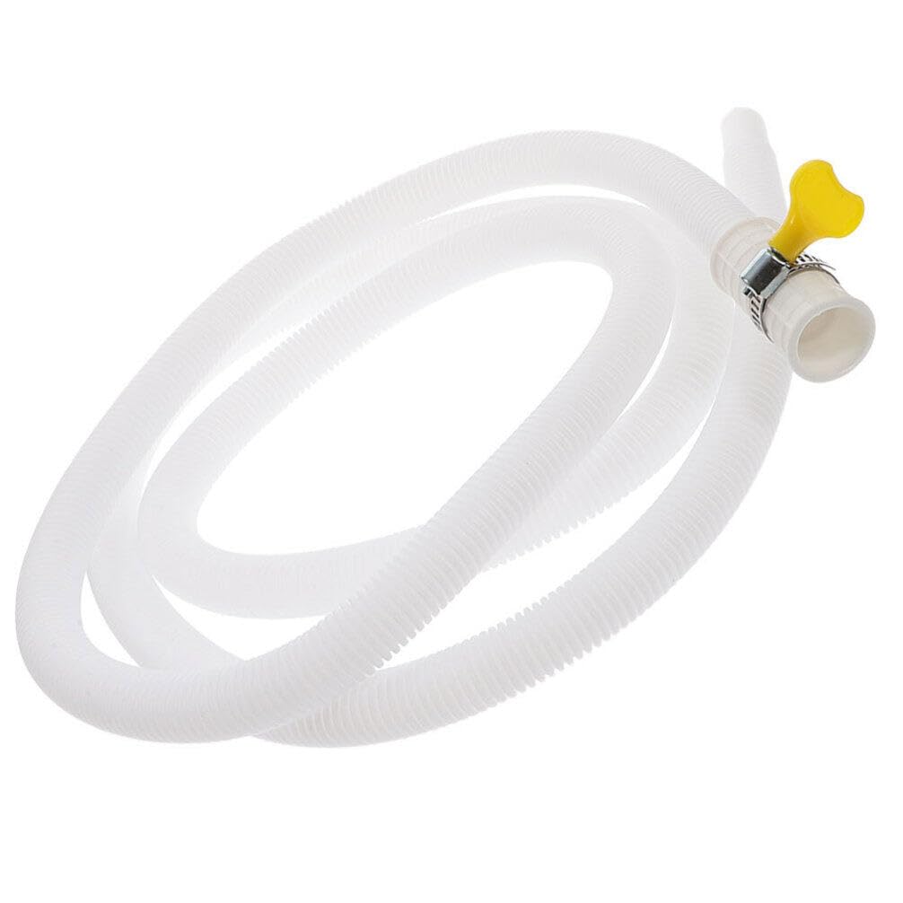Gadpiparty Tubo De Drenaje De Aire Acondicionado Conector De Manguera De Drenaje De Ca A Prueba De Fugas Manguera De Drenaje De Ca Portátil Tubo Flexible De Repuesto con Abrazadera De