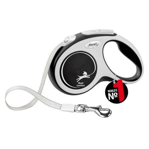 flexi Rollleine New Comfort - Schwarz - S - 5 m, blau, 4000498043547