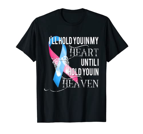 La camicia di consapevolezza dell'aborto spontaneo tiene nel cuore la gravidanza del cielo Maglietta