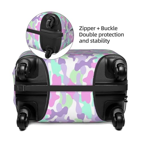 Colourful Camouflage Luggage Cover Protector Anti-Scratch Washable Fits 18-32 Inch Luggage-Large4