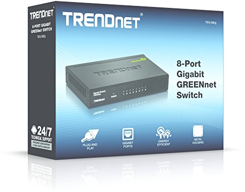 TRENDnet 8-Port Switch Black thumbnail 7