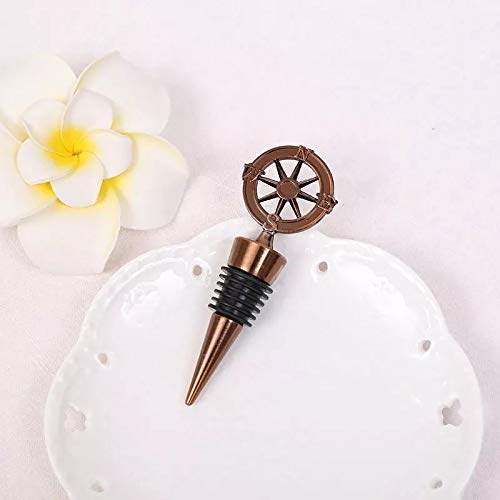 Regalos de boda para huéspedes: tapón de la botella de vino con brújula 2