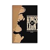 QHEUEKTSO Rockband-Poster mit Vintage-Musik, Motiv: Kings 