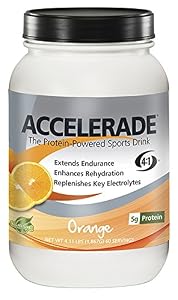 Image of PacificHealth Accelerade, All Natural Sport Hydration Drink Mix, Net Wt. 4.11 lb., 60 serving (Orange)