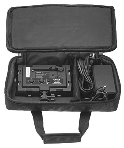 Image of Osaka Bi-Color Dimmable LED Video Light OS 576 Slim for Nikon Canon Sony Panasonic DSLR and Video Cameras and YouTube Video Shooting with Power AC Adapter.
