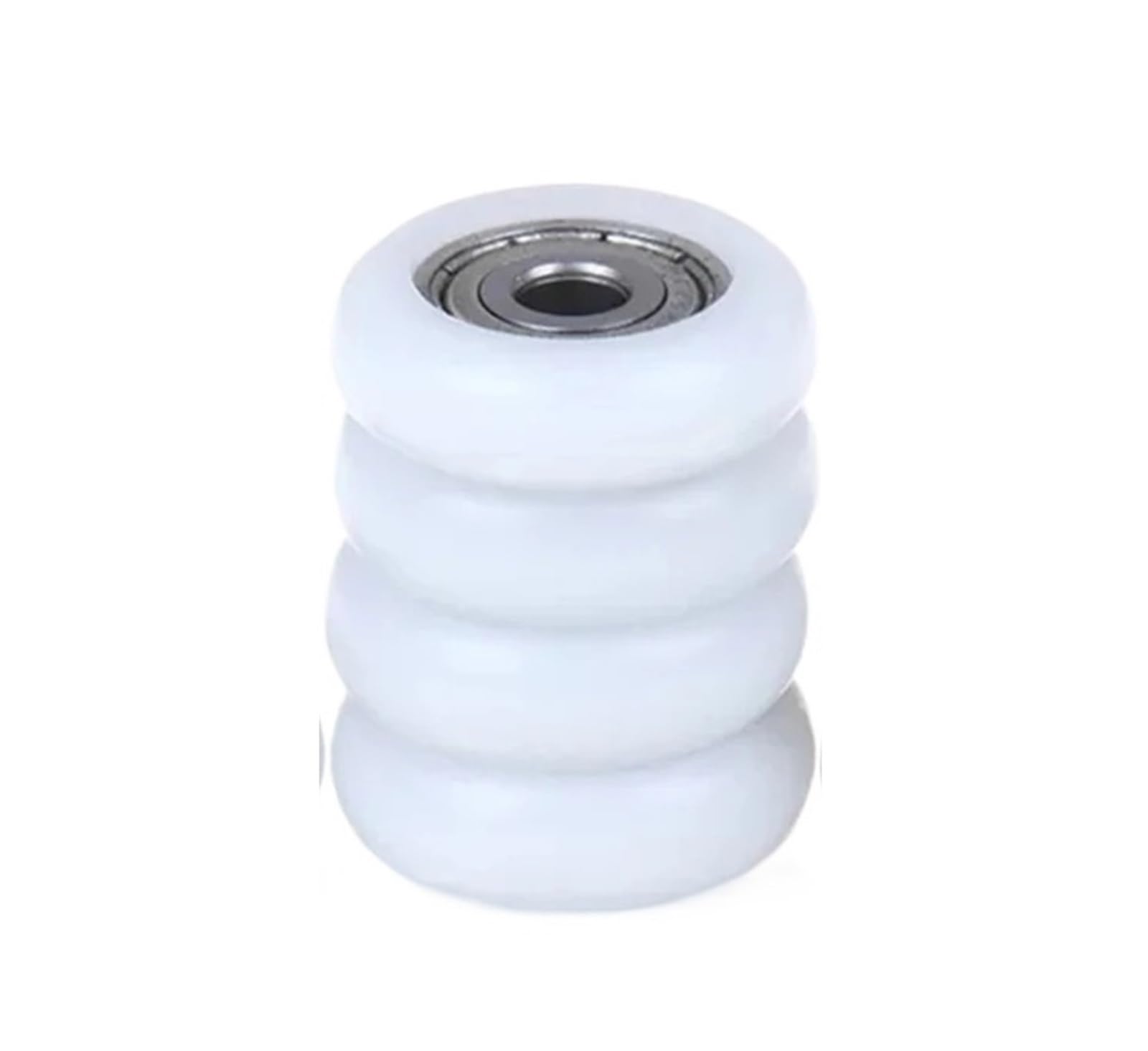 10 szt. Rolka do drzwi prysznicowych wymiana koła białe koło prysznicowe koło pasowe 19-25 mm średnica koła do domowych kabin prysznicowych (23 mm)