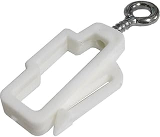 6 Of Curtain Rail Track Glider Stop End To Fit Whiteline White Line