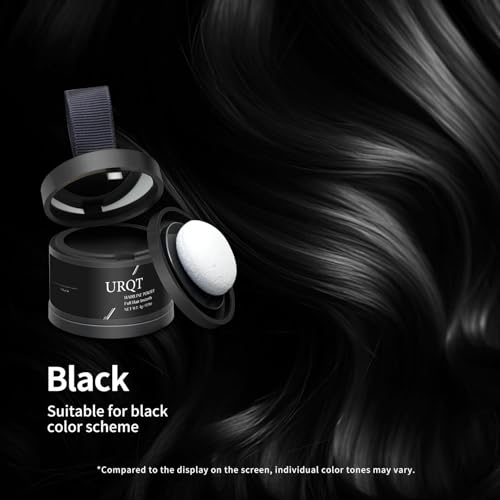 Magic Hairline Shadow - Instantly Thicken Thinning Hair, Water & Sweat Resistant Hairline Powder Mascara for Women and Men (# Black) - Image 2