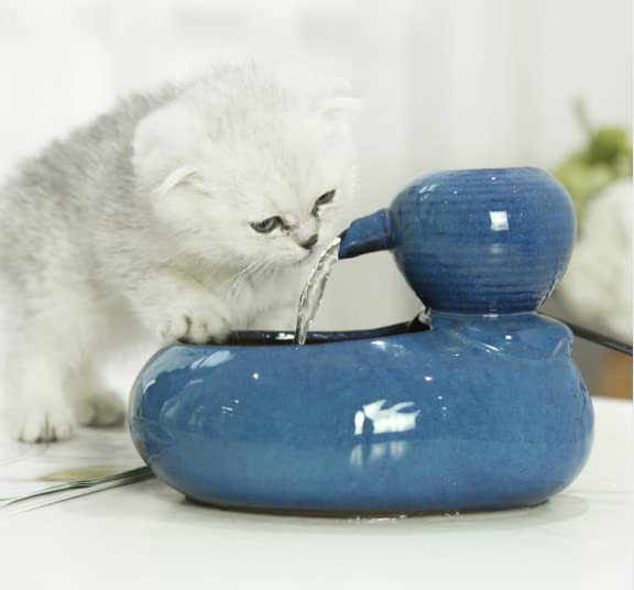Distributeur d'eau Électrique en Céramique pour Animaux de Compagnie de Fontaine d'eau de Fontaine de Chat