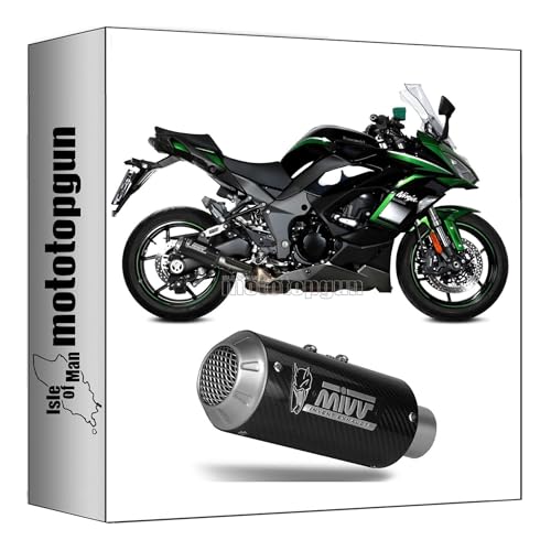 Échappement Mivv MK3 carbone : libérez les performances de la Ninja 1000 SX