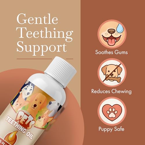 Image of Punkin Butt for Pets Puppy Teething Oil to Stop Chewing and Relieve Discomfort | All Natural, Organic, Safe for Dogs, Chemical-Free (1 oz)