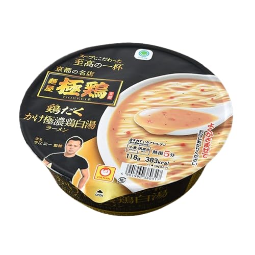 Amazon.co.jp: 【販路限定品】マルちゃん 麺屋極鶏 鶏だく かけ極濃鶏