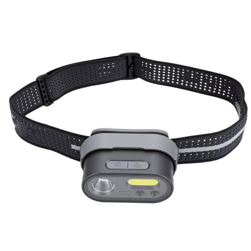 Linterna frontal recargable y luz de camping impermeable IPX4 con estuche 2