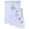 Snopake A5 Polyfile P Portrait Popper Wallet with Press Stud Closure [Pack of 5] Clear [13280]