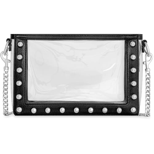 Rebecca Minkoff M.A.B. Clear Crossbody Bag, Stadium Approved Transparent Purse for Concert and Events