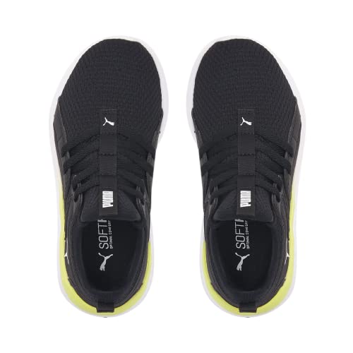 PUMA Kids Girls Soft Sophia Lace Up Sneakers Shoes Casual - Black - Size 12 M4