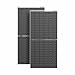 WAAREE Solar Panel 550 Watt II Pack of 2 II Half-Cut 144 Cells II Dual Glass Mono Perc Bifacial Solar Panels II 30 Years Performance Warranty II (1kW) (Bi-55-550 Pack of 2