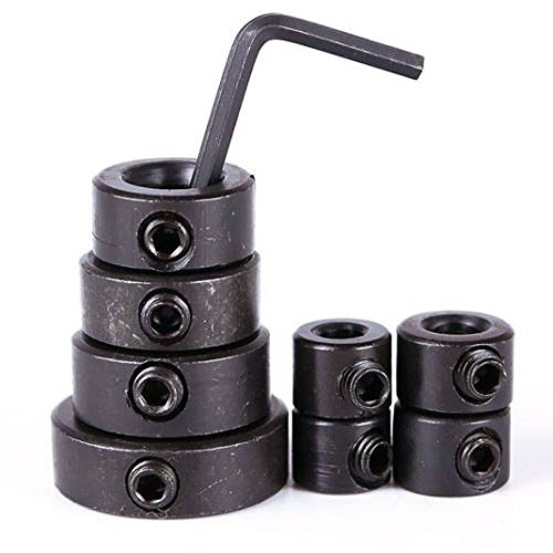 zmart ���߉\ �[�� �h���� �X�g�b�v �J���[ 8�Z�b�g �J�E���^�[�V���N �h�����r�b�g DIY �؍H �c�[�� ���J�� 3mm 4mm 5mm 6mm 8mm 10mm 12mm 16mm �M�� Adjustable Depth Drill Sto