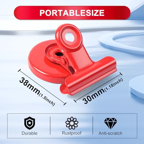 Diyself Fridge Magnet, 8 Pack Magnetic Clips, Heavy Duty Magnets For Whiteboard, Refrigerator thumb #6