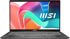 MSI MODERN 15 F13MG, Display Laptop 15.6" Full HD IPS, CPU Intel Core i3-1315U 4.5GHz Max, 16GB DDR4, 512GB SSD NVMe, Wi-Fi 6E, Windows 11 Pro, Grigio Platino [Layout e Garanzia ITA]