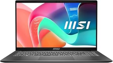 MSI MODERN 15 F13MG, Display Laptop 15.6" Full HD IPS, CPU Intel Core i3-1315U 4.5GHz Max, 16GB DDR4, 512GB SSD NVMe, Wi-Fi 6E, Windows 11 Pro, Grigio Platino [Layout e Garanzia ITA]