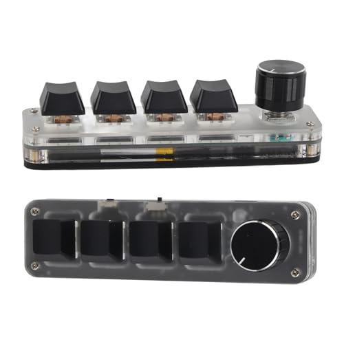 Mini clavier 4 touches macropad programmable Cuifati double mode USB BT