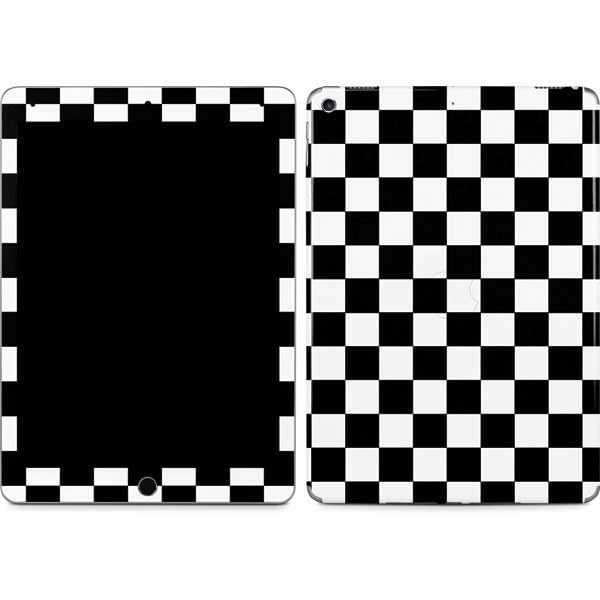 Skinit Decal Tablet Skin Compatible with iPad Air 2 - Officially Licensed Black and White Checkered Design