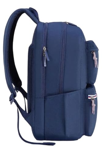 Image of American Tourister Riley | Laptop Backpack | 15.6 inch Laptop Bag | 2 Compartments + 2 Front Pockets | Unisex | Orange | 1 Year Global Warranty